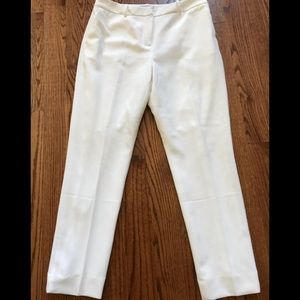 Lined, winter white trousers